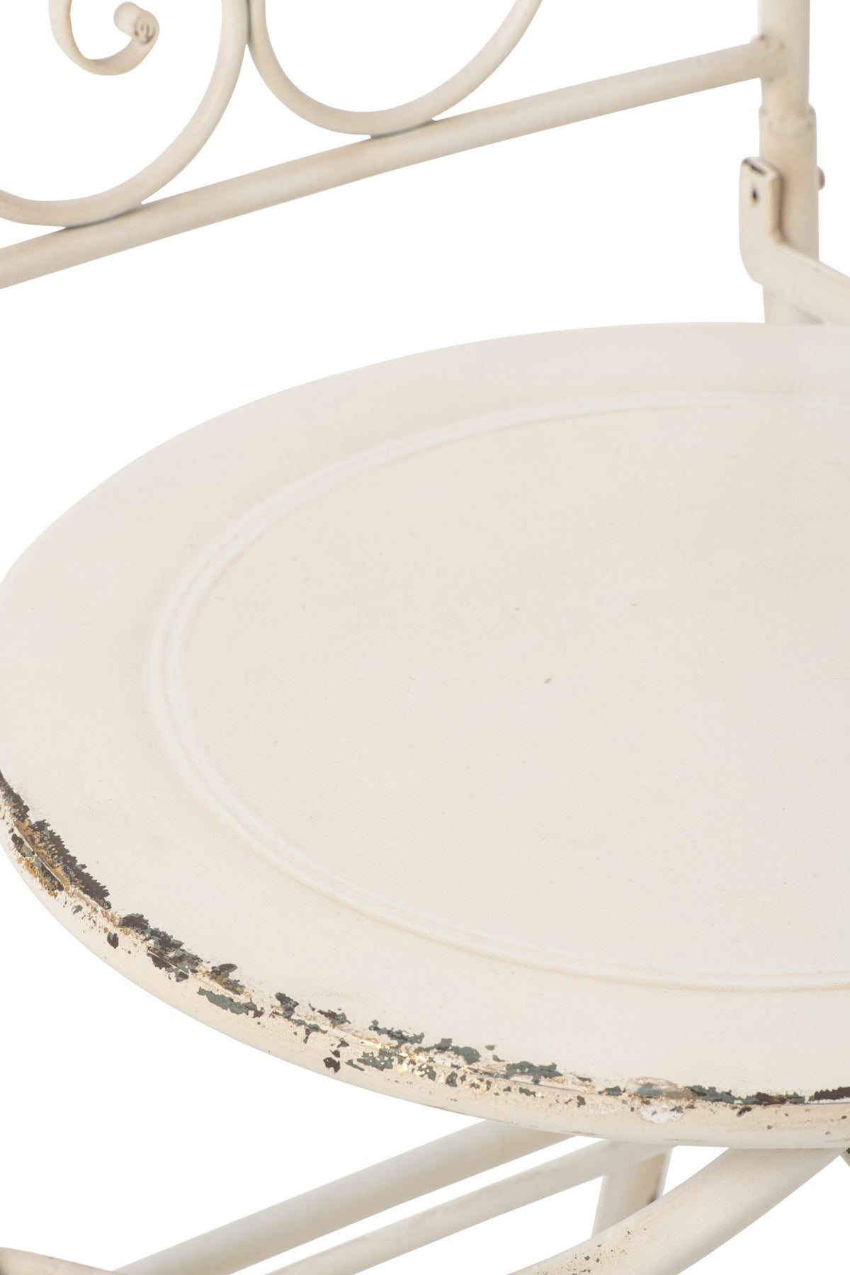 Garden Chair Metal Off-White