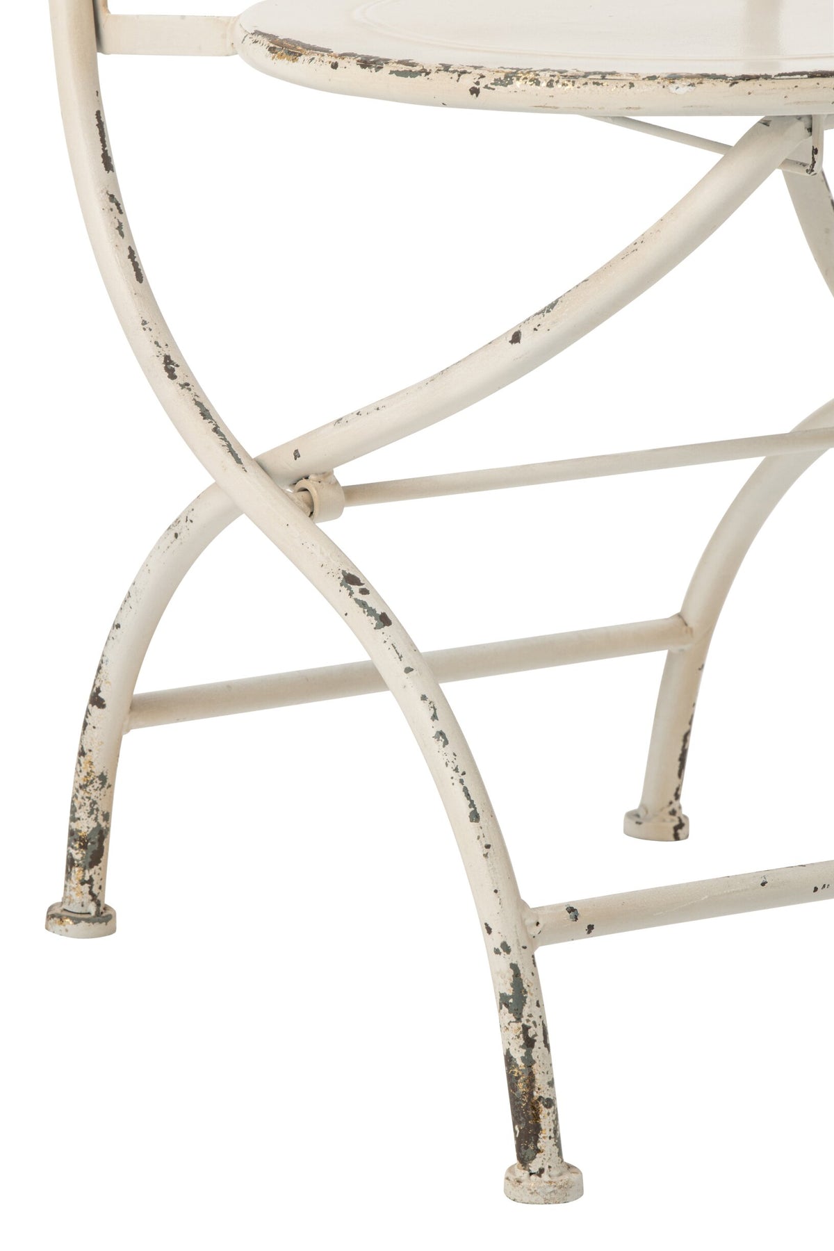 Garden Chair Metal Off-White