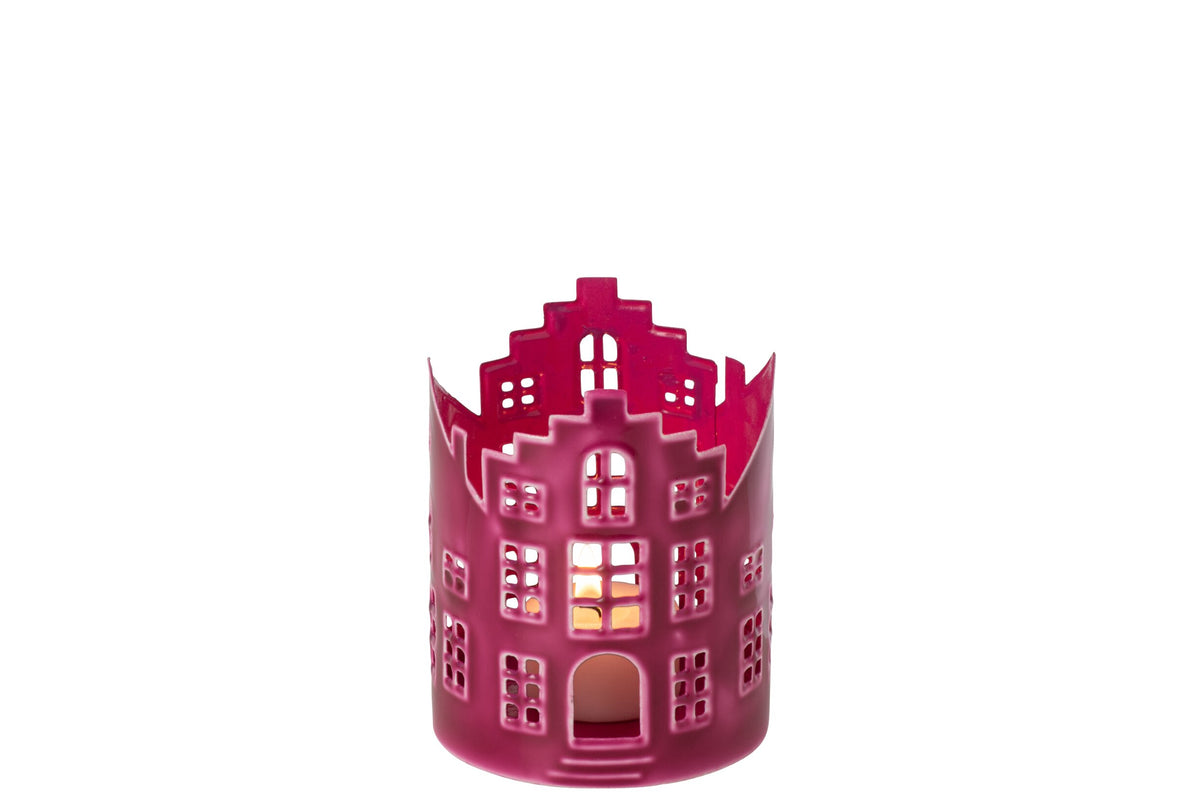 Lantaarn Huis Ijzer Fuchsia