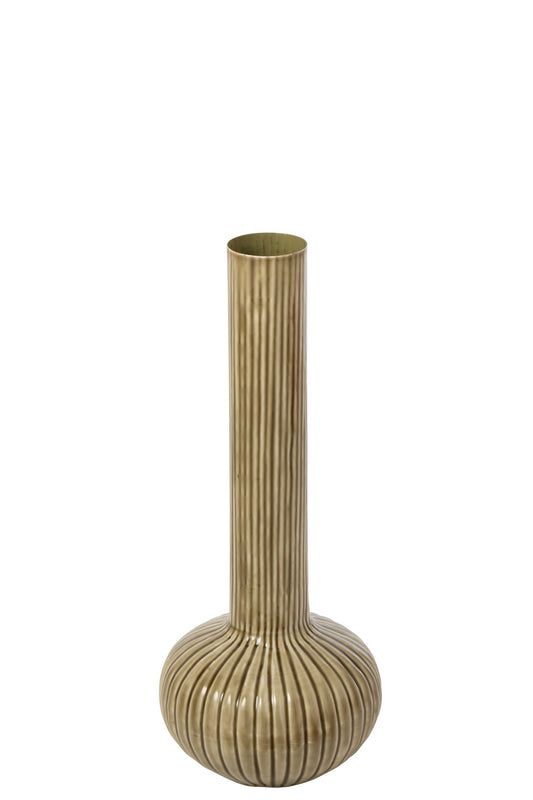 Vase Iron Olive Large