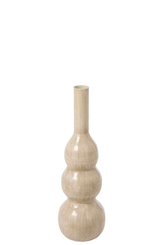 Vase Iron Light Beige