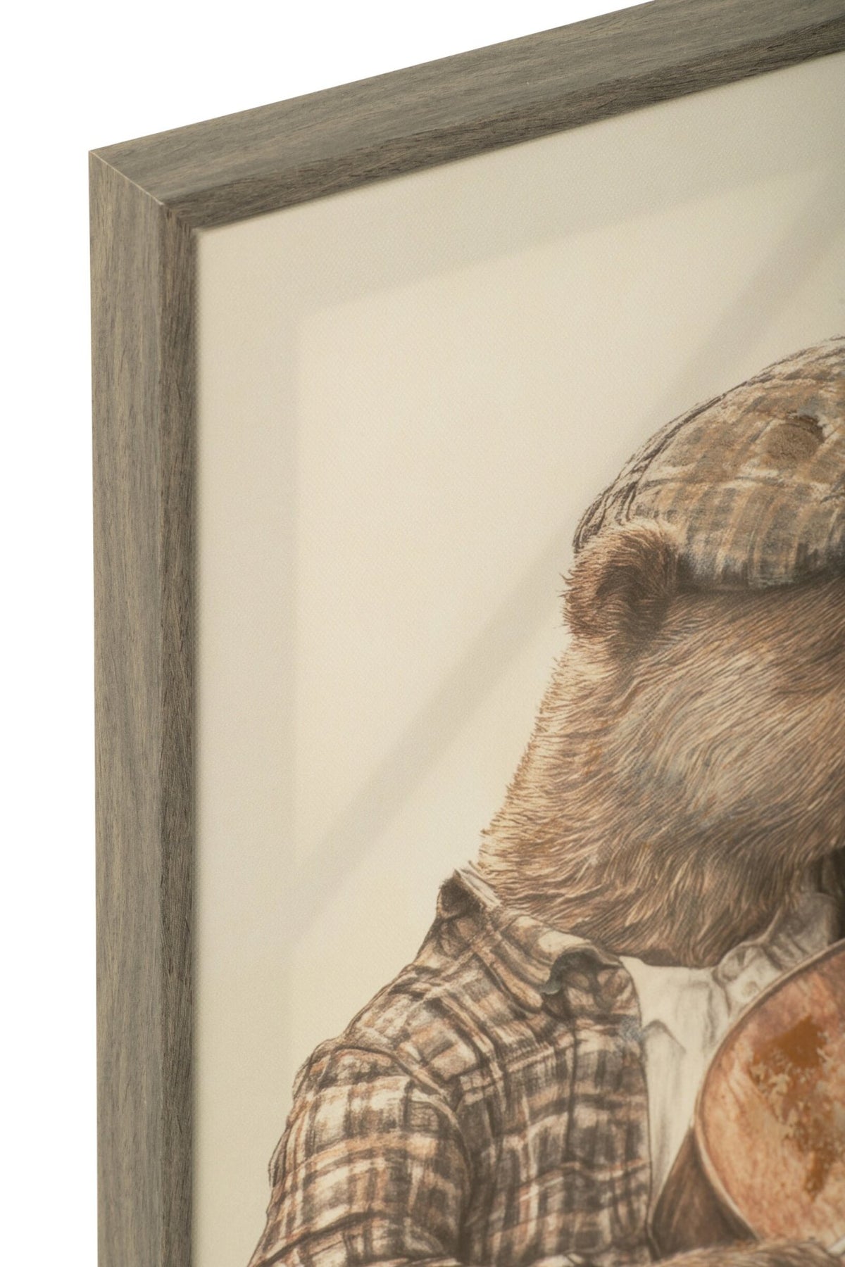 Print Bear + Instrument MDF Beige/Brown Assortment Of 2