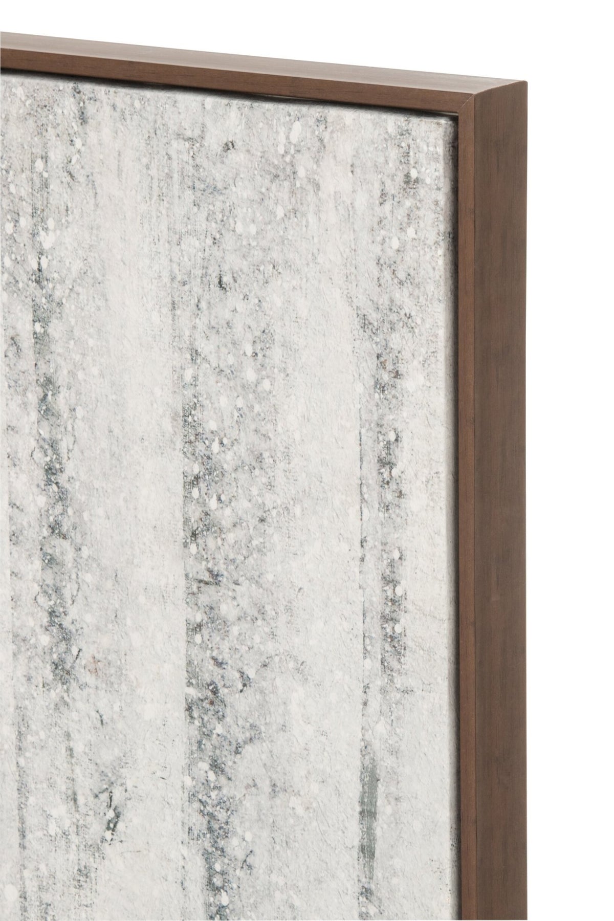 Painting Deer + Snow MDF White/Brown