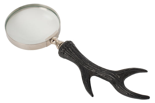 Magnifying Glass Deer Aluminium Black