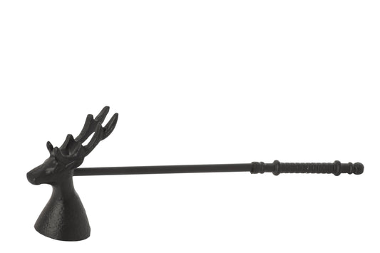 Candle Snuffer Deer Aluminium Black