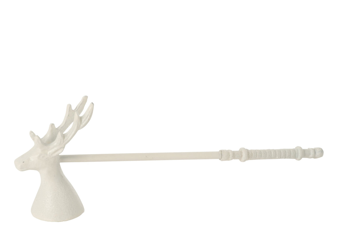 Candle Snuffer Deer Aluminium Off-White