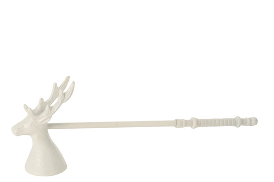 Candle Snuffer Deer Aluminium Off-White