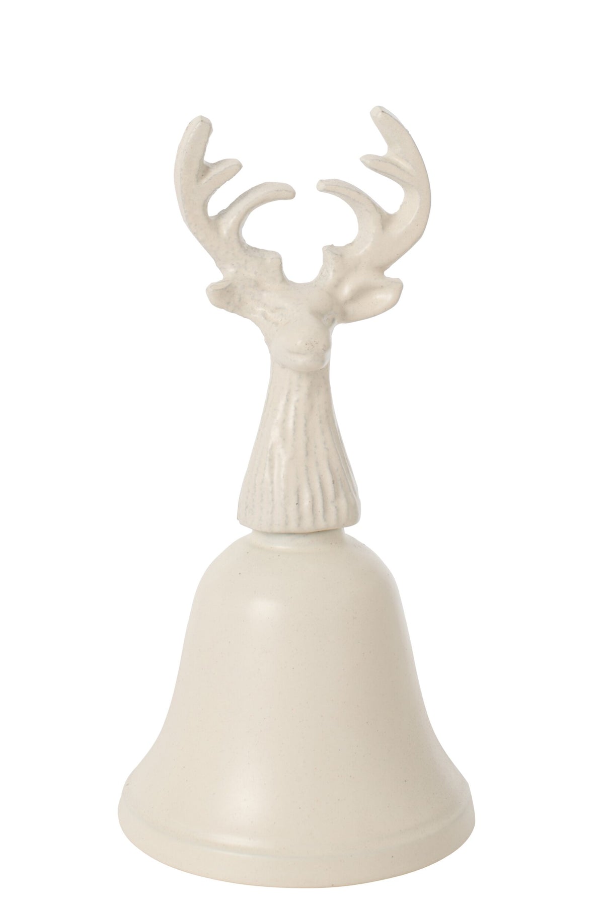Decorative Bell Jar Deer Aluminium Off-White