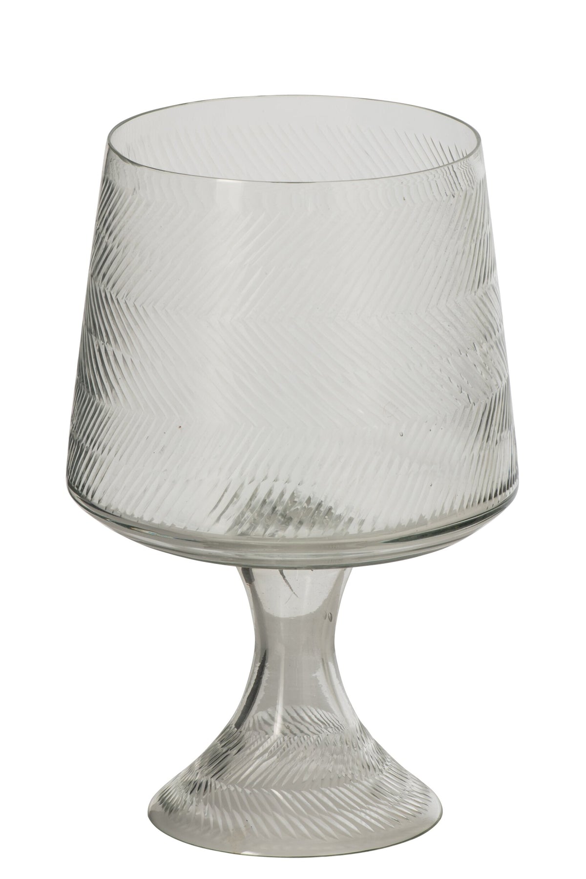 Kaarshouder Reliëf Glas Transparant