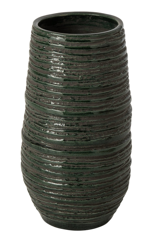 Vase Ceramic Petrol