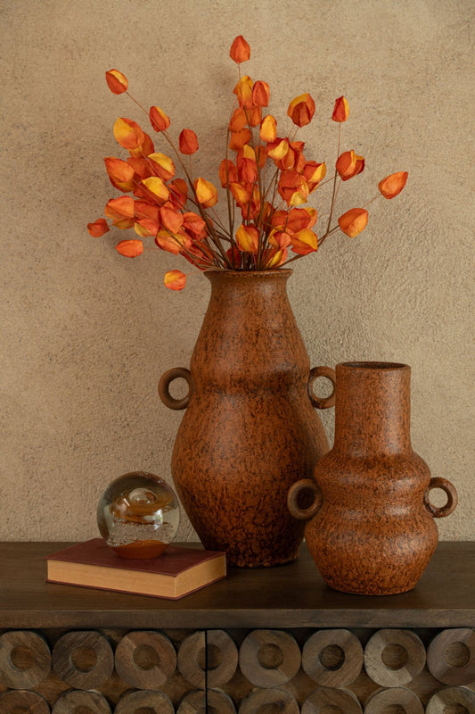 Vase Ceramic Cognac Small