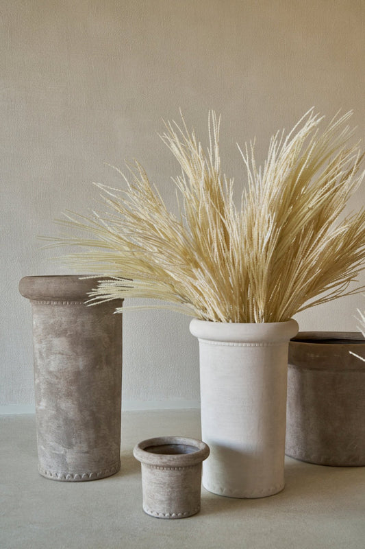 Vase Stoneware Greige Small