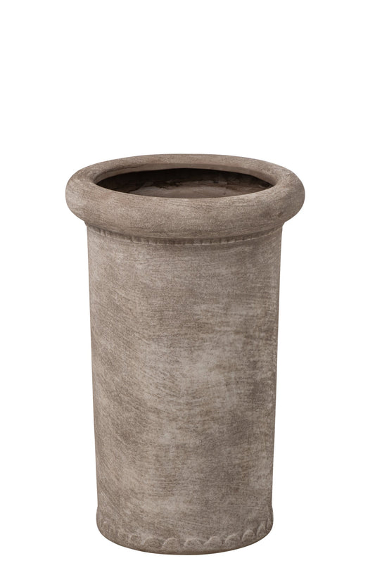 Vase Stoneware Greige Small
