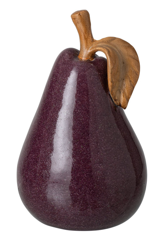 Pear Stoneware Aubergine