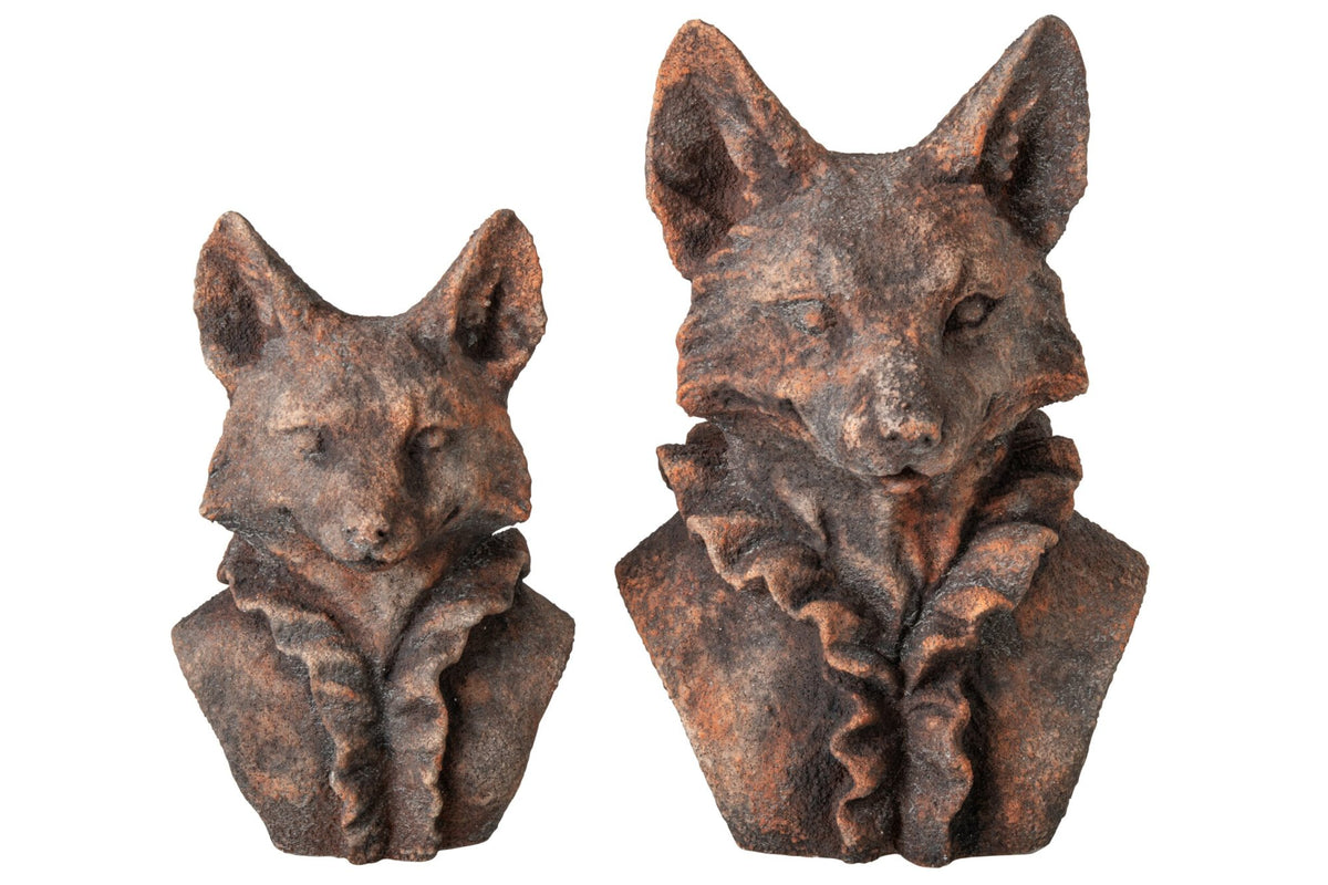 Fox Polyresin Brown Large