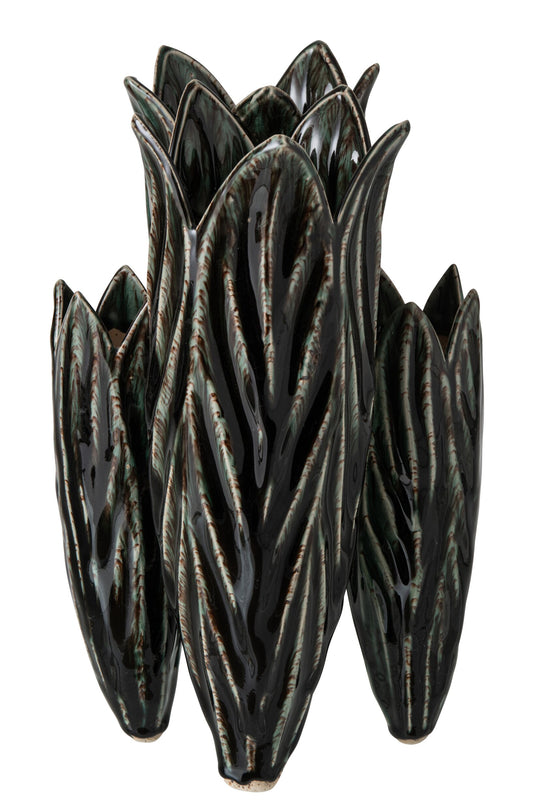Vase Clay Petrol