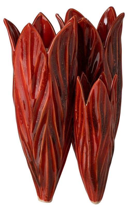 Vase Clay Red