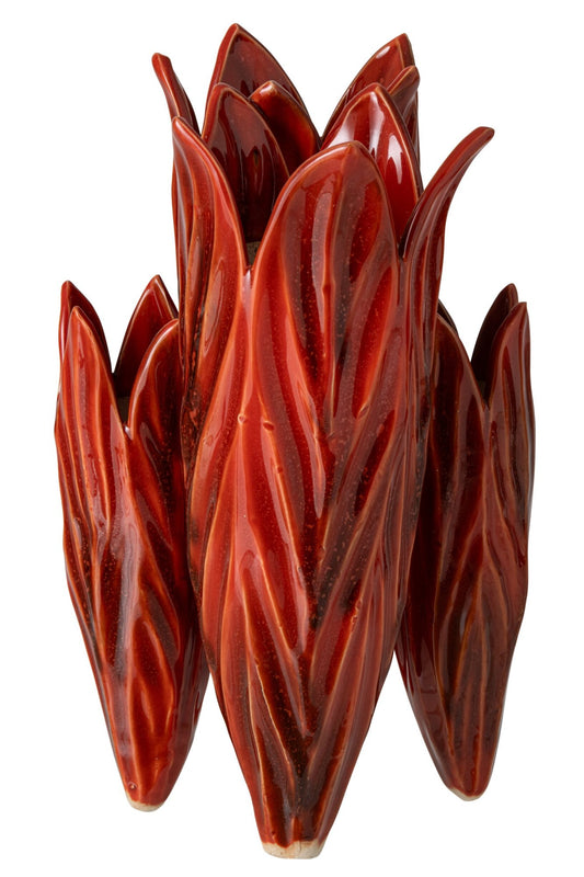 Vase Clay Red