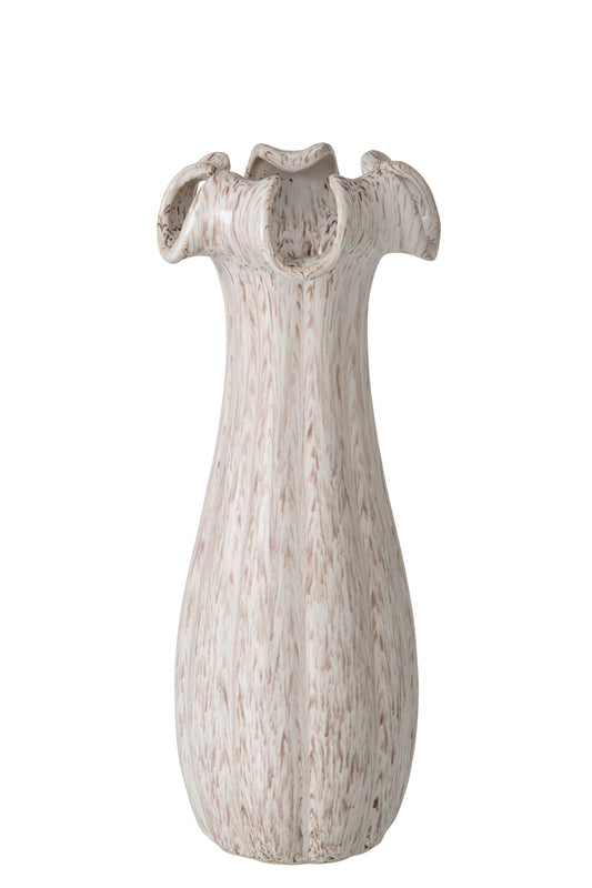 Vase Clay/Glaze Light Beige Small