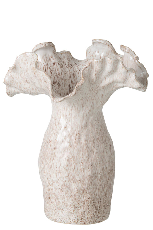 Vase Clay Light Beige Large