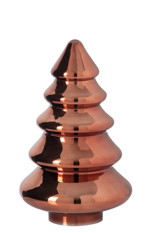 Tree Christmas Tree Cone Glass Bronze