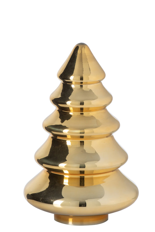 Tree Christmas Tree Cone Glass Gold