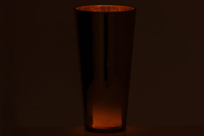 Kaarshouder Glas Goud Large
