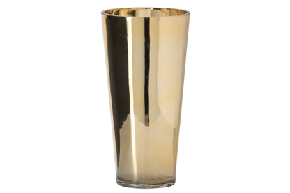 Kaarshouder Glas Goud Large