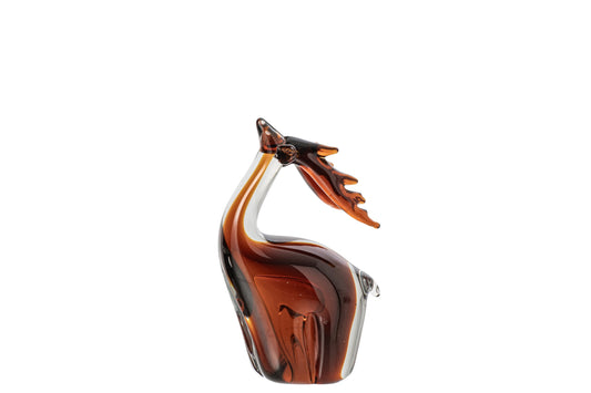 Deer Glass Bronze Small