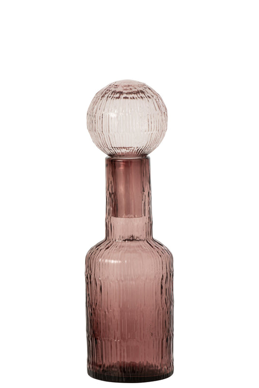 Bottle Glass Burgundy Small