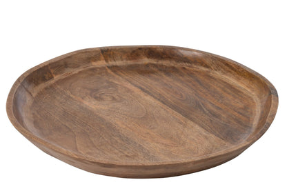 Dienblad oneffen mango hout naturel