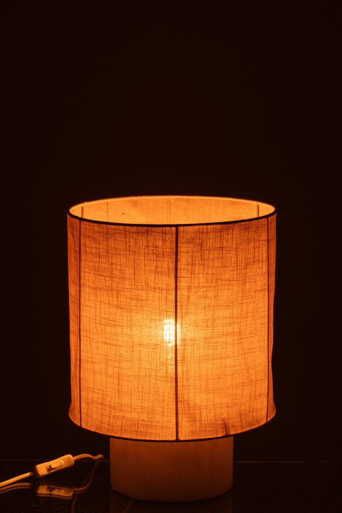 Table lamp cement beige medium