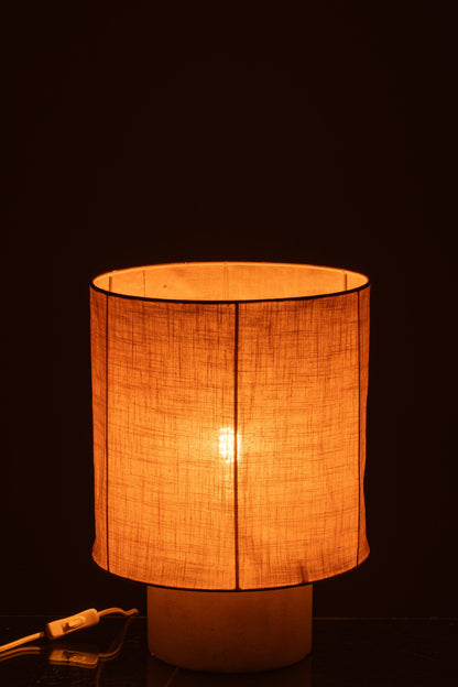 Table lamp cement beige medium
