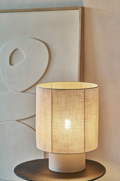 Table lamp cement beige medium