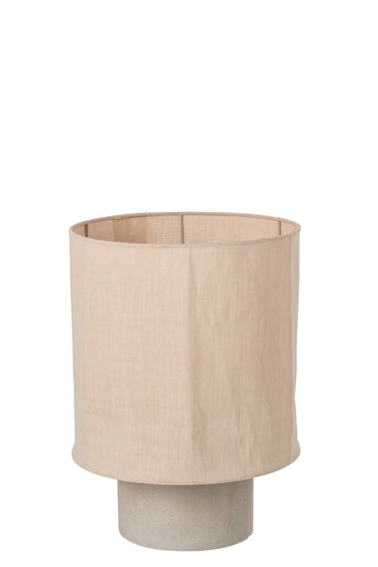 Table lamp cement beige medium