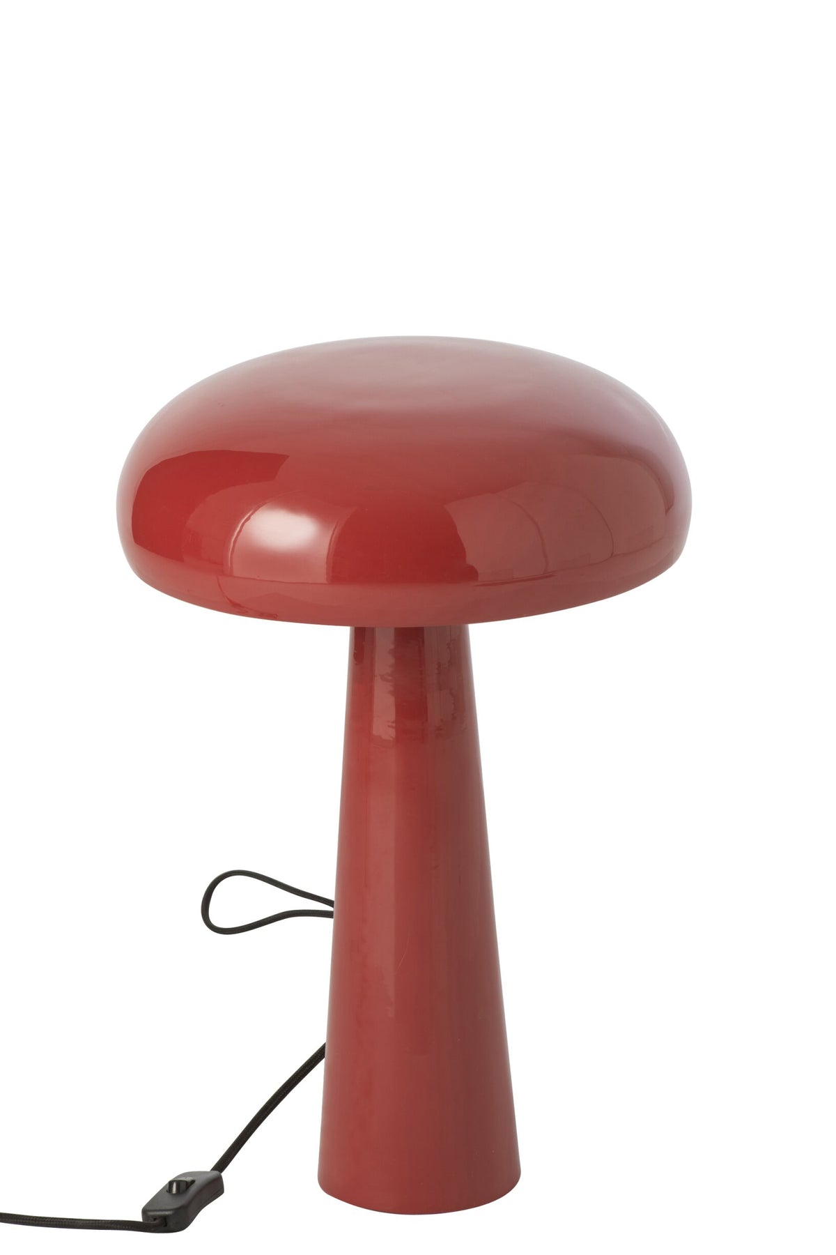 Table lamp iron dark red