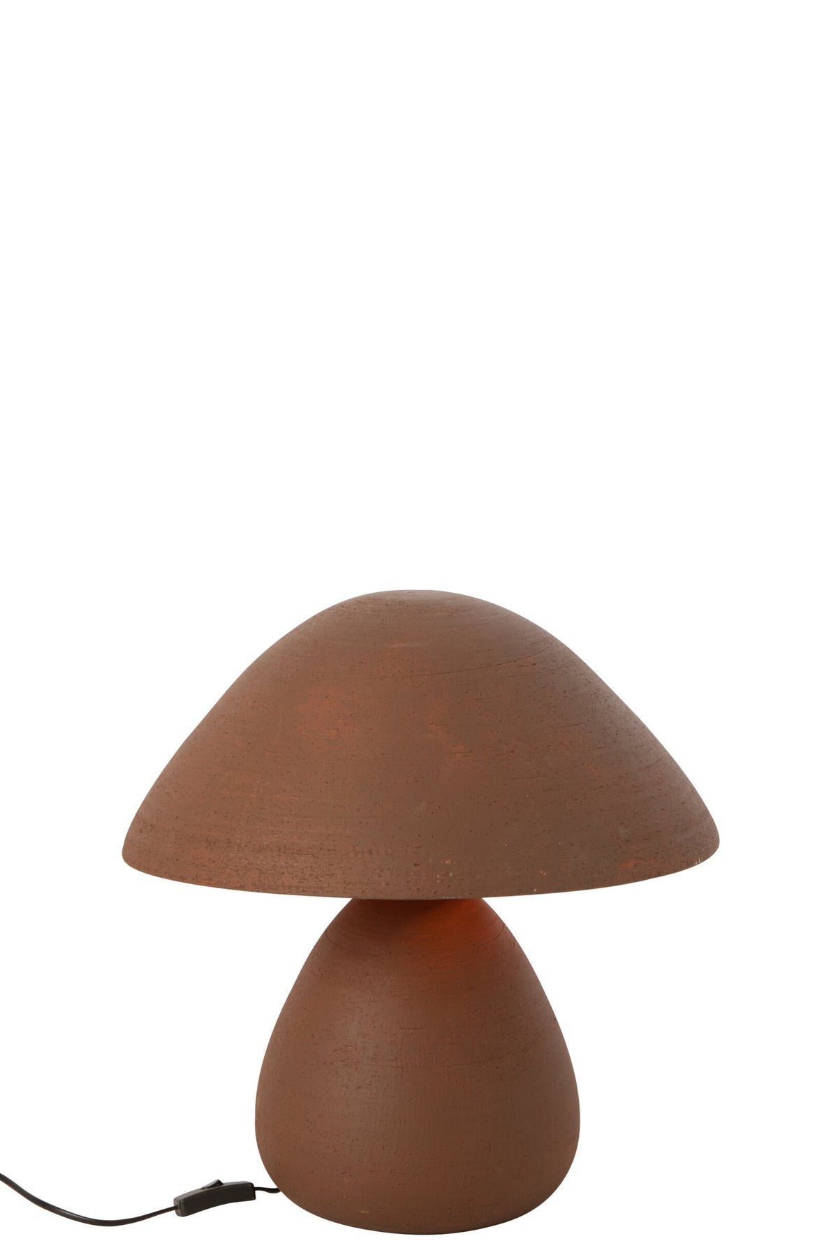 Table lamp earthenware brown