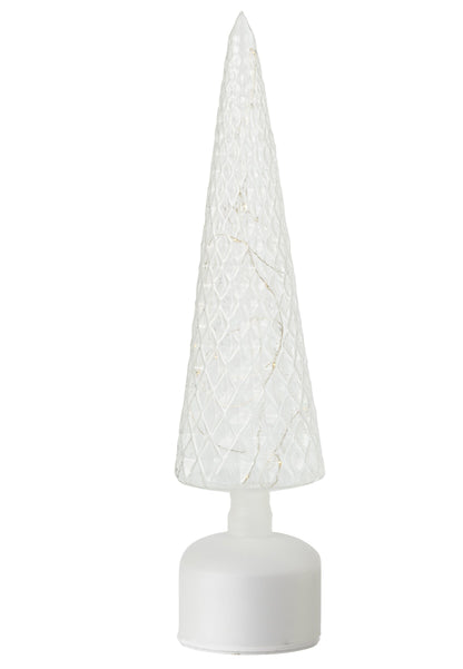 Tree LED Turning Glass Transparent Large