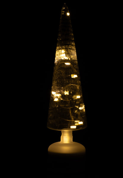Tree LED Turning Glass Transparent Large