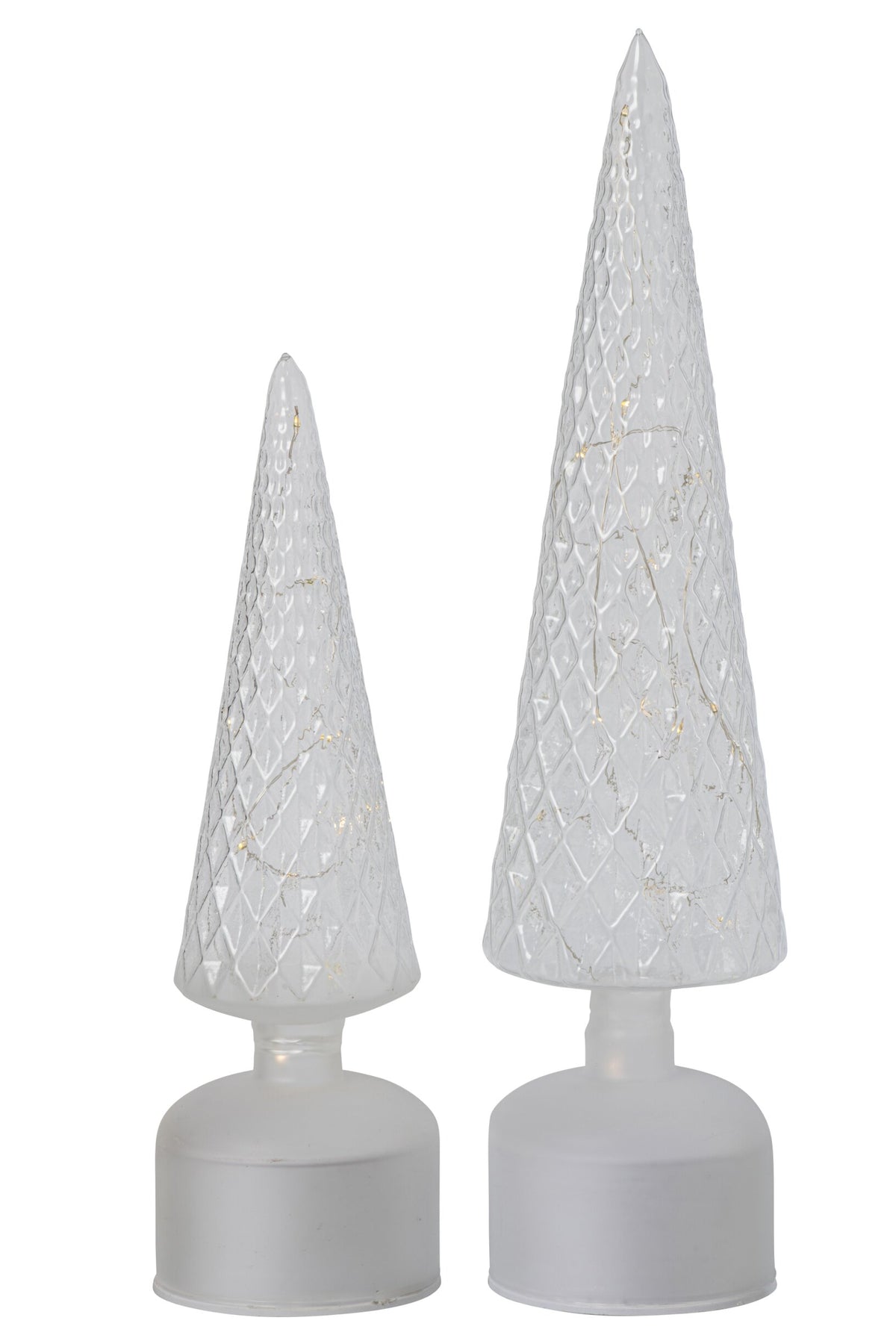 Tree LED Turning Glass Transparent Large