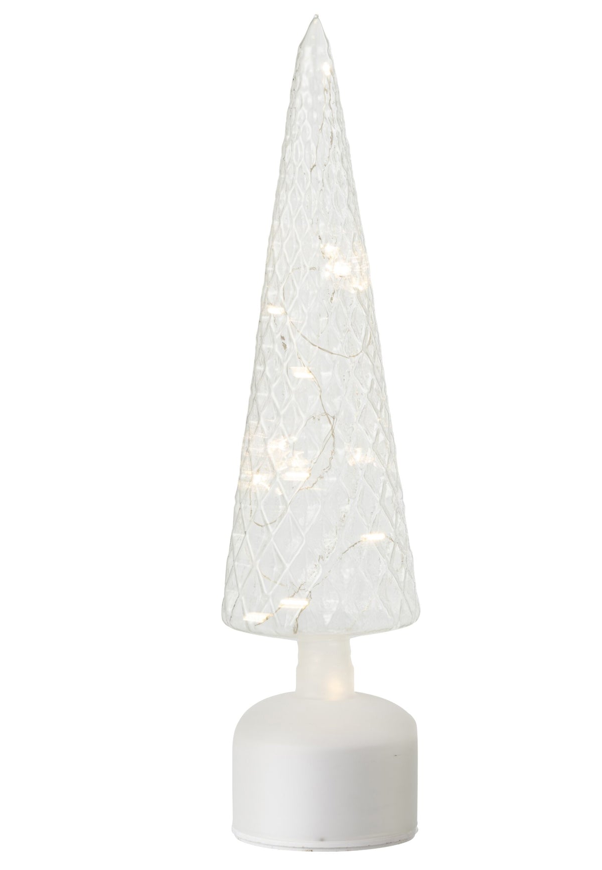 Tree LED Turning Glass Transparent Large