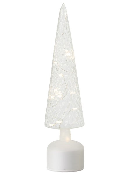 Tree LED Turning Glass Transparent Large