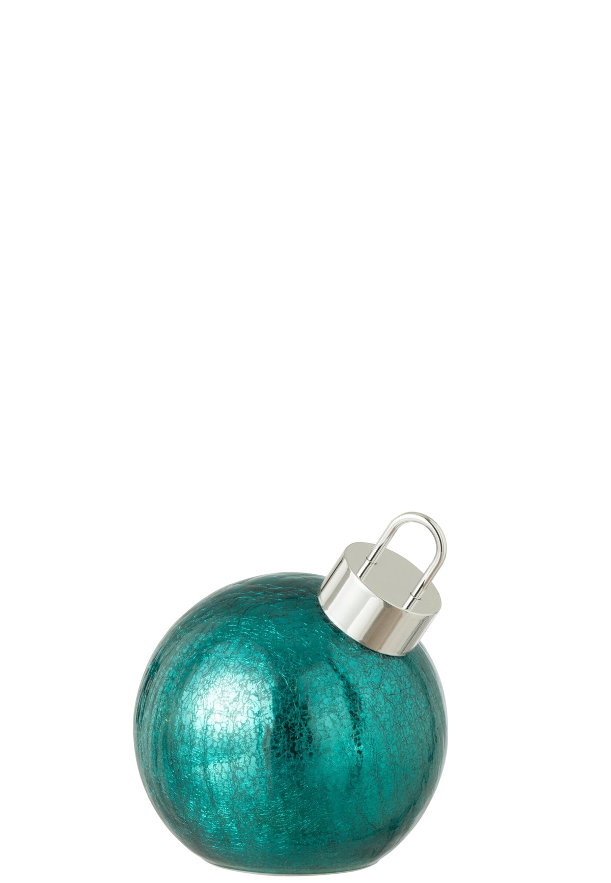 Ball LED Glass Turquoise Small