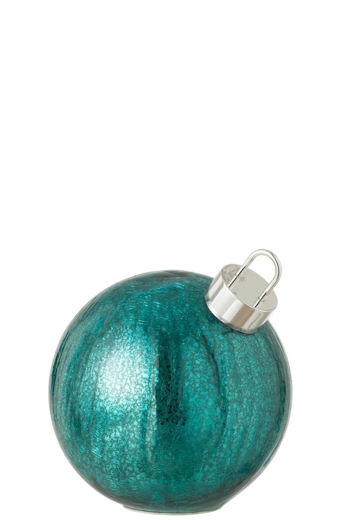Ball LED Glass Turquoise Medium