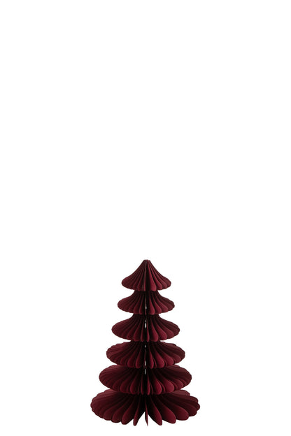Tree Paper Burgundy Small