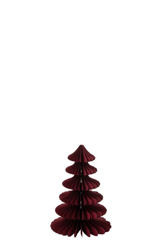 Tree Paper Burgundy Small