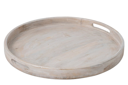 Dienblad mango hout wit
