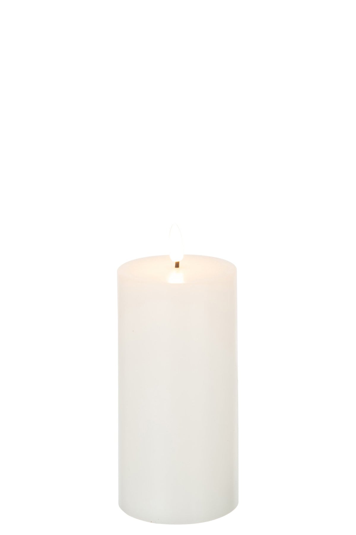 Kaars Led Wit Medium