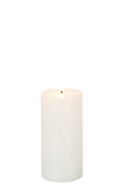 Kaars Led Wit Medium