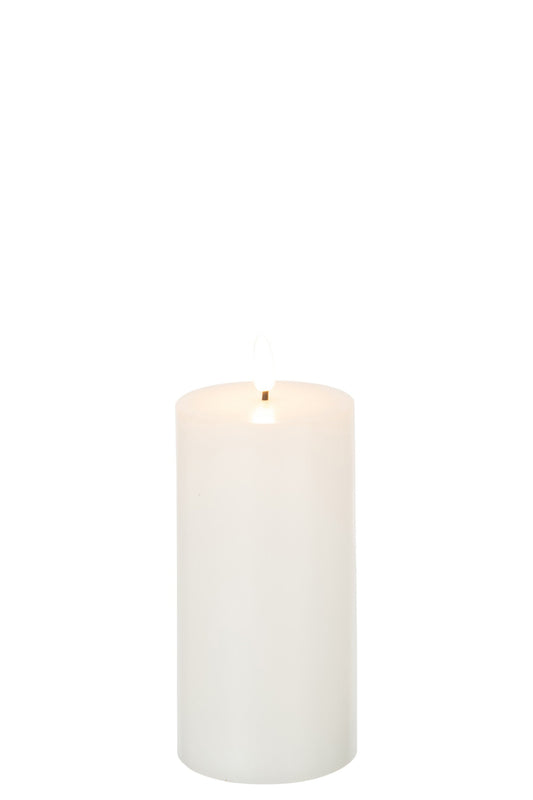 Kaars Led Wit Medium